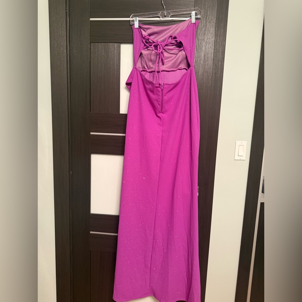 Fashion Nova Sparkling Fuchsia Maxi Dress - Picture 4 of 8